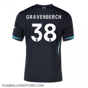 Liverpool Ryan Gravenberch #38 Replik Auswärtstrikot 2024-25 Kurzarm